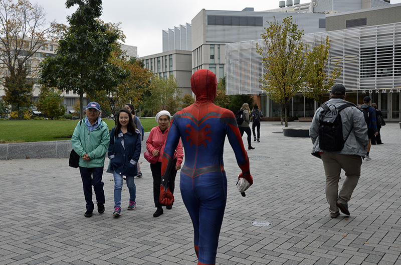 'I carry the suit on me at all times. You never know when you’re going to need Spider-Man,' Drexel Spidey said.